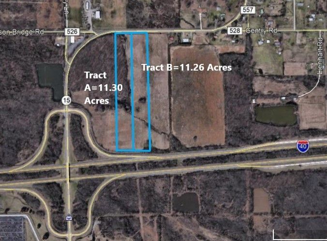 I-40 and AR-15 Commercial Development Land : 00 Hwy 15 , Lonoke, AR 72086